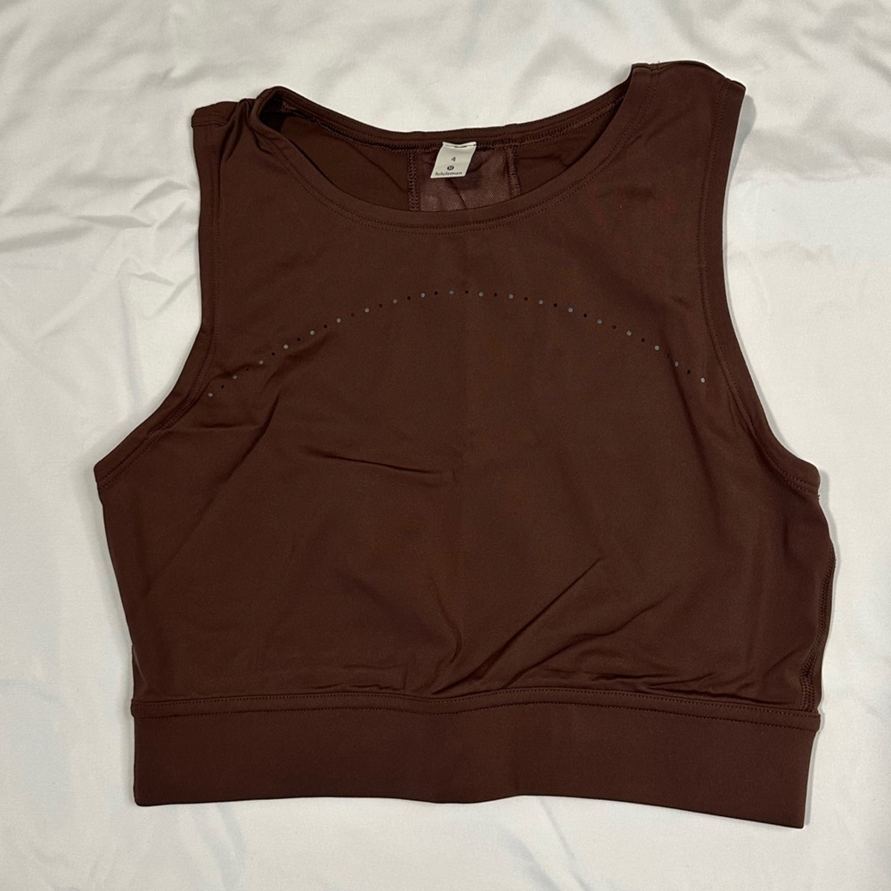 Women’s Lululemon Lightweight Sportsbra Size 4 - Espresso